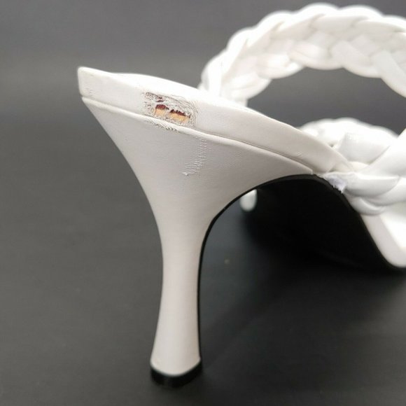 INC International Concepts Womens Lyra Synthetic Braided‎ Sandals White 5.5 - Picture 10 of 10